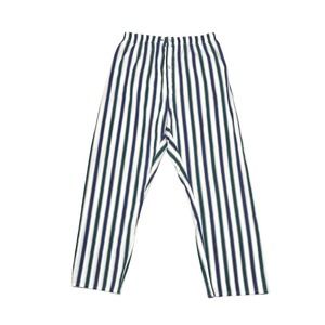 Vintage blue and green striped pajama pants size medium